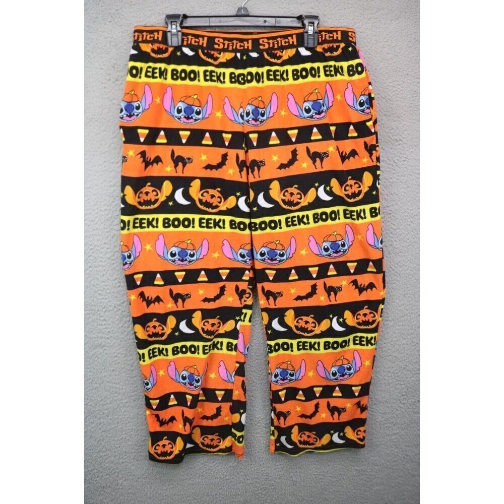 Disney Stitch Halloween Pajama Pants-Size XL-Halloween-Lilo & Stitch-Pockets